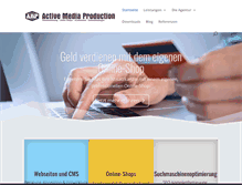 Tablet Screenshot of active-media-production.de